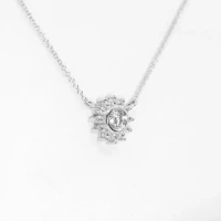 /public/photos/live/Round Cut Mini Halo Sunflower Moissanite Pendant 977 (3).webp